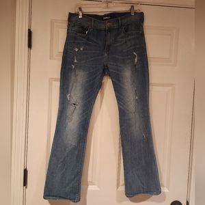 Express Blue Boot Cut Jeans